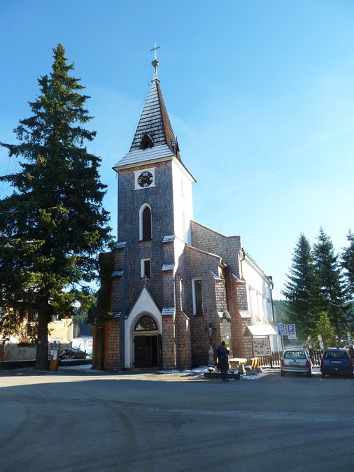 Kostol na Kvildě.